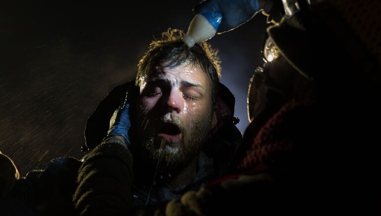 Standing Rock фотографа Amber Bracken занявшего первое место в категории Проблемы современности в фотоконкурсе World Press Photo