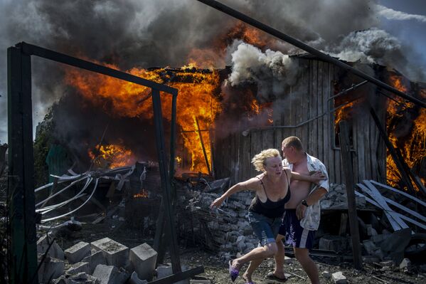 Черные дни Украины фотографа Валерия Мельникова занявшего первое место в категории Долгосрочные проекты в фотоконкурсе World Press Photo