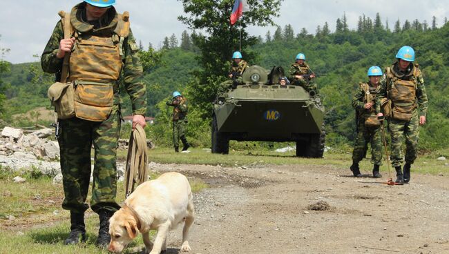 Российские миротворцы в Абхазии. Архив