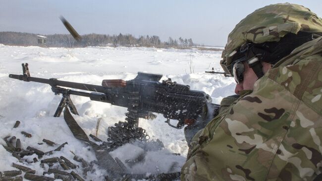 Американский военнослужащий на Украине. Архивное фото