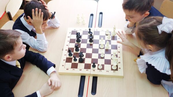 Шахматный кружок в школе. Архивное фото