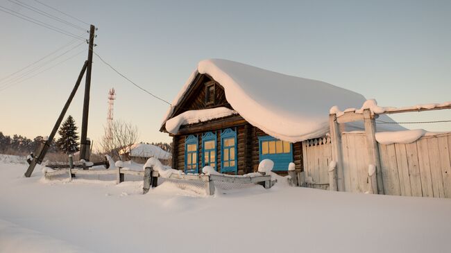 Жилой дом в селе Кондратьево Омской области