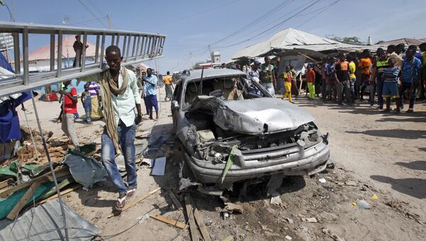 Взрыв на рынке в сомалийской столице Могадишо