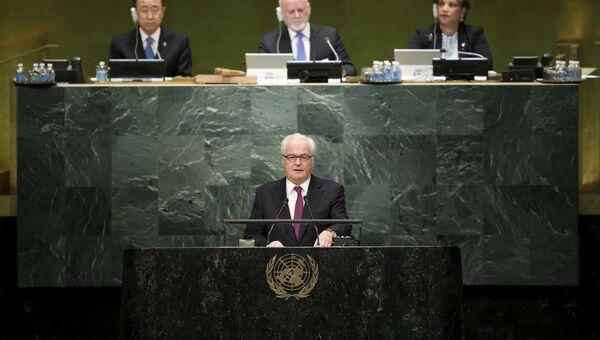 Постоянный представитель России при ООН Виталий Чуркин
