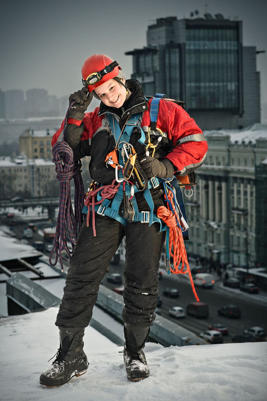 Кристина Мельникова, промышленный альпинист, 27 лет