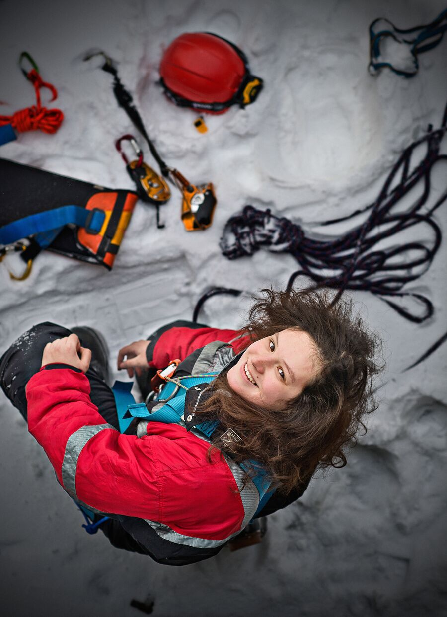 Кристина Мельникова, промышленный альпинист, 27 лет