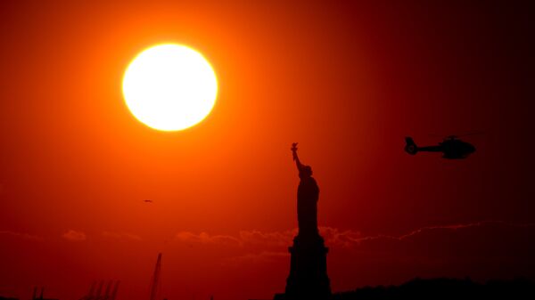 Статуя Свободы в Нью-Йорке. Архивное фото