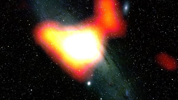 Предполагаемые следы распадов частиц темной материи в галактике Андромеды