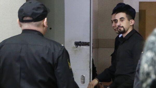 Ислам Бабаев, обвиняемый в убийстве бывшего начальника полиции Сызрани Андрея Гошта,  в Самарском областном суде перед оглашением приговора. 22 февраля 2017