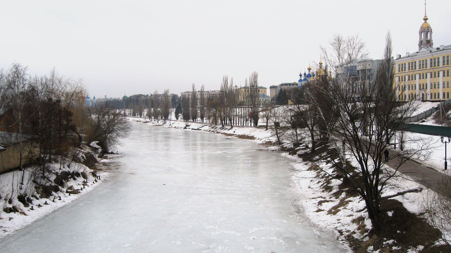 Река Цна в Тамбове - РИА Новости, 1920, 21.12.2020