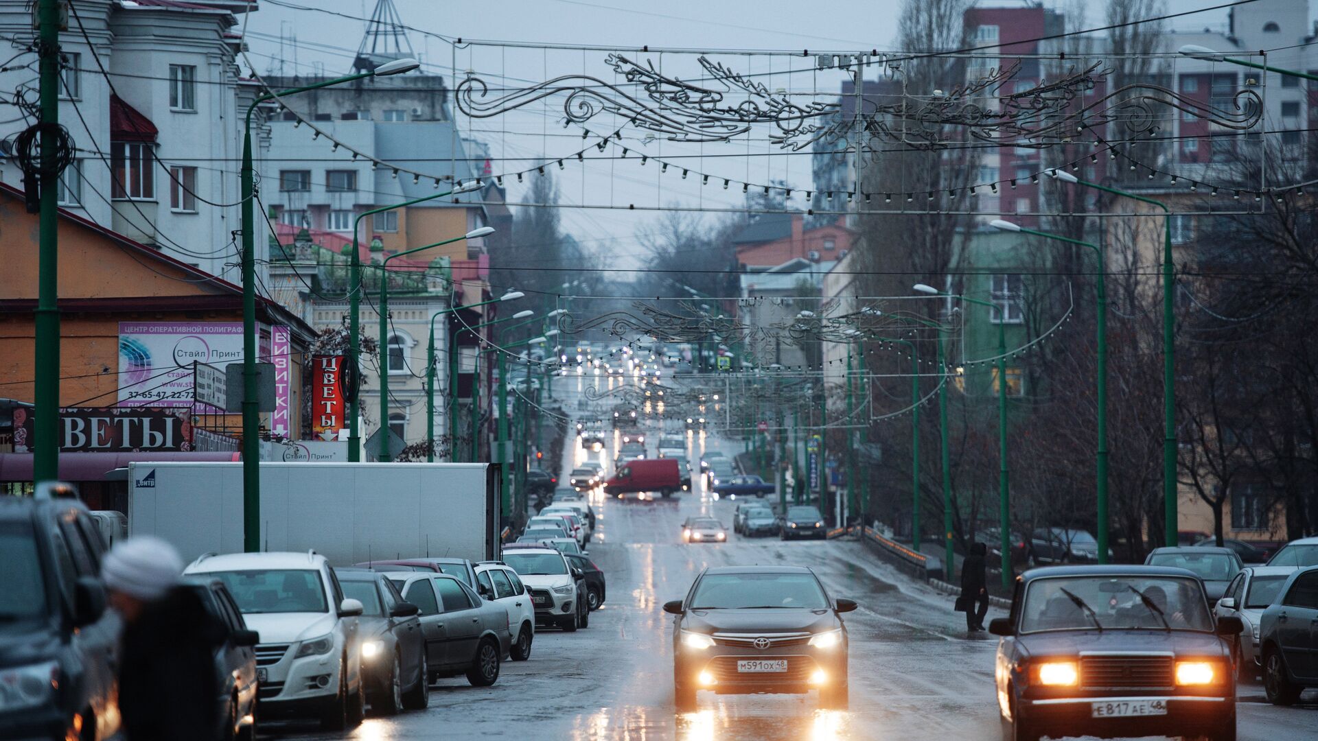 Улица Фрунзе в Липецке - РИА Новости, 1920, 13.12.2019