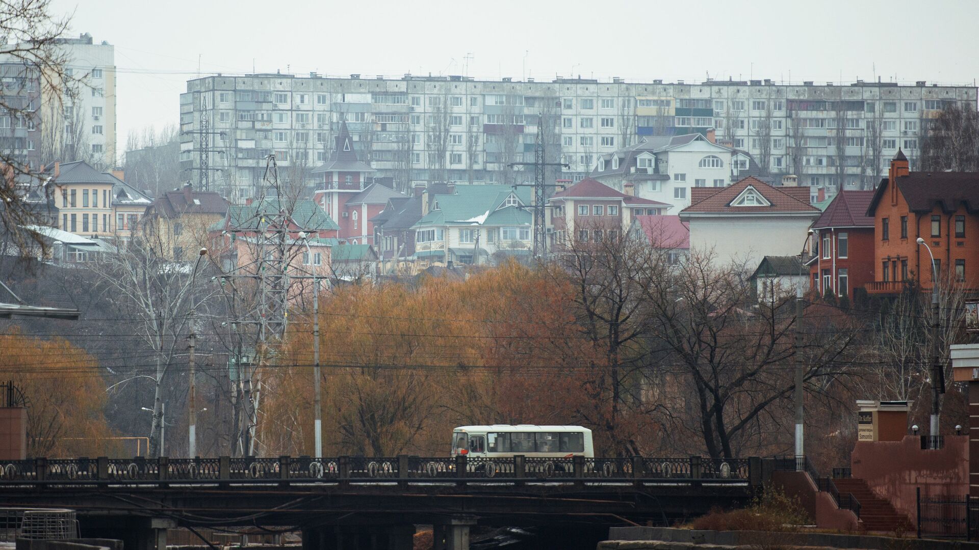 Мост через реку Воронеж в Липецке - РИА Новости, 1920, 29.01.2021