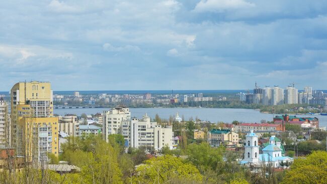 Вид на воронежское водохранилище