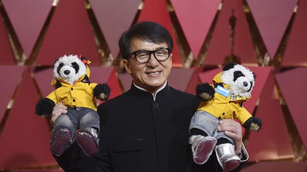 Актер Джеки Чан на 89-й церемонии вручения Оскара в Голливуде, Лос-Анджелес