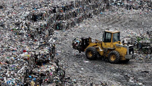 Активисты ОНФ просят власти разобраться с полигоном отходов Кучино. Архивное фото