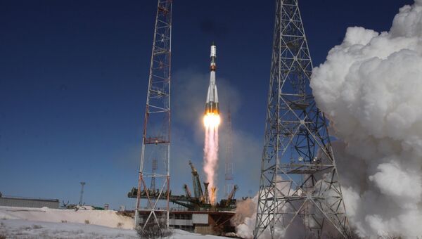 Запуск ракеты-носителя Союз. Архивное фото