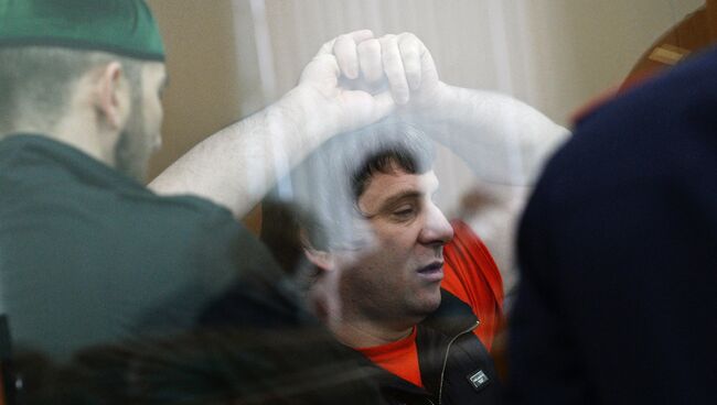 Темирлан Эскерханов на заседании по делу об убийстве Бориса Немцова. Архивное фото