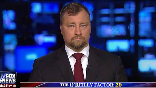 Гость телепрограммы The O'Reilly Factor на телеканале Fox News, представленный как Нильс Бильдт