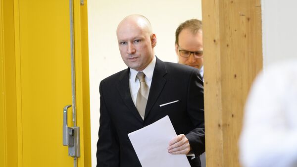 Норвежский террорист Андерс Брейвик. Архивное фото