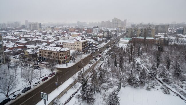 Зима в Краснодаре. Архивное фото