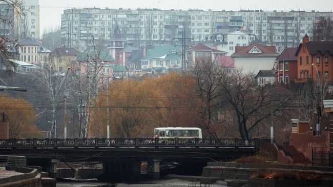 Мост через реку Воронеж в Липецке