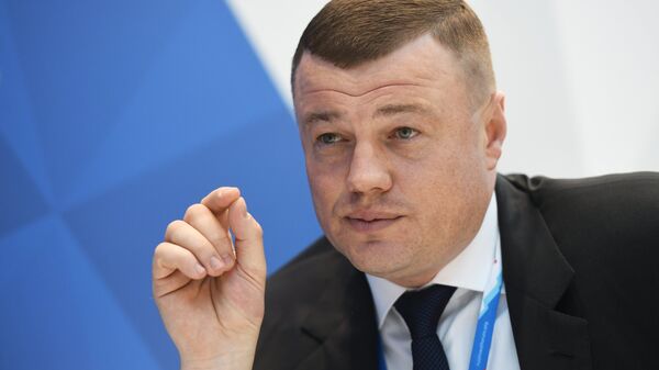Губернатор Тамбовской области Александр Никитин на Российском инвестиционном форуме в Сочи