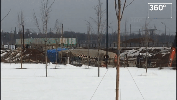 Опубликовано видео с места обрушения тоннеля на Калужском шоссе