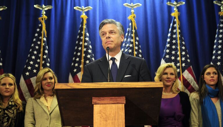 Джон Хантсман баллотируется в президенты США. 2012 год Джон Хантсман баллотируется в президенты США. 2012 год