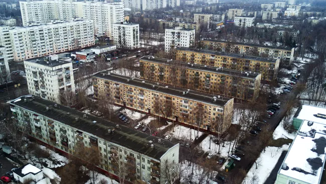 Пятиэтажные дома в Москве. Архивное фото