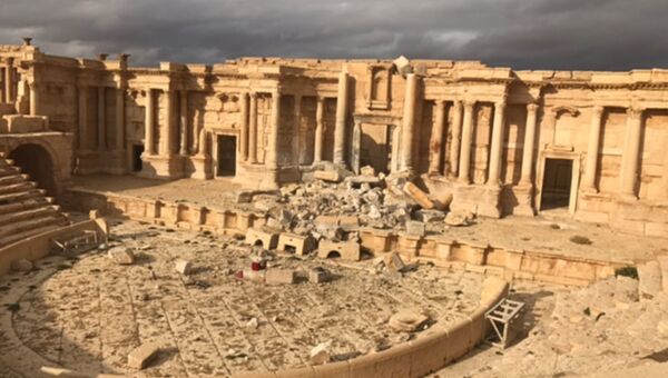 Историко-архитектурный комплекс Древней Пальмиры в сирийской провинции Хомс. Архивное фото