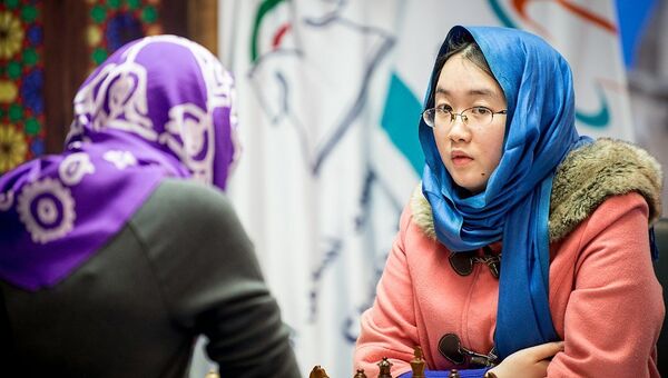 Чемпионка мира по шахматам китаянка Тань Чжунъи. Архивное фото