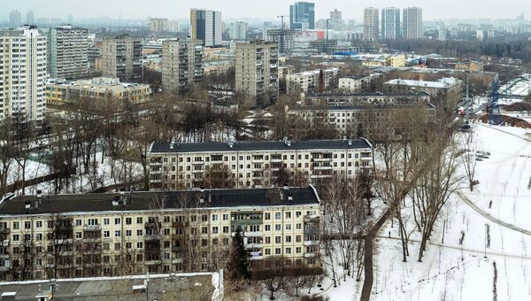 Пятиэтажные дома в Москве. Архивное фото