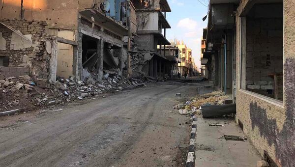 Ситуация в сирийском Хомсе. Архивное фото