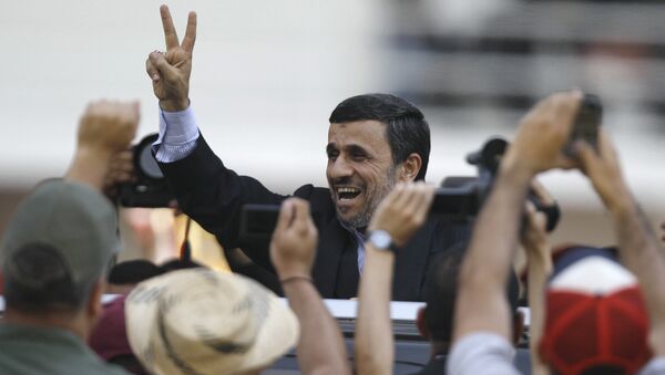Экс-президент Ирана Махмуд Ахмадинежад . Архивное фото