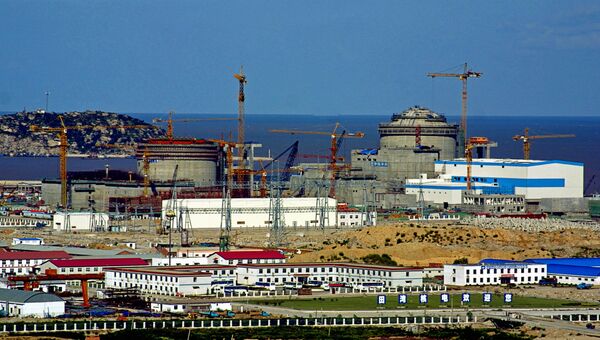 Строительство Тяньваньской АЭС в Китае. Архивное фото