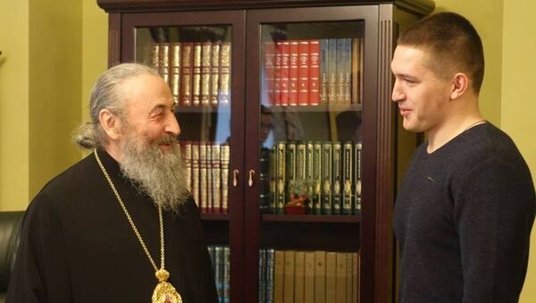 Встреча Н.Ткачука с митрополитом Киевским и всея Украины Онуфрием