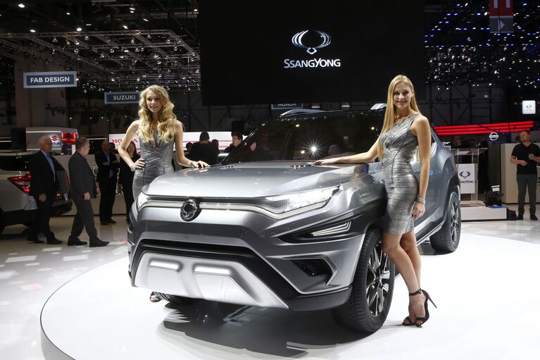 Автомобиль Ssangyong XAVL на Женевском международном автосалоне