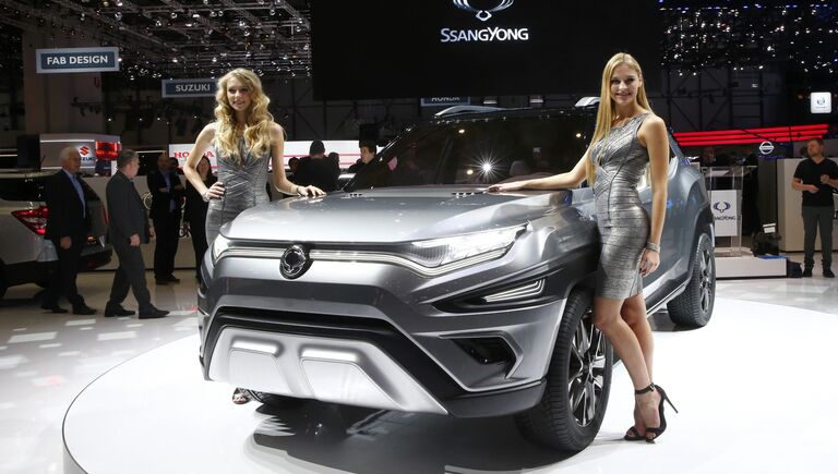 Автомобиль Ssangyong XAVL на Женевском международном автосалоне