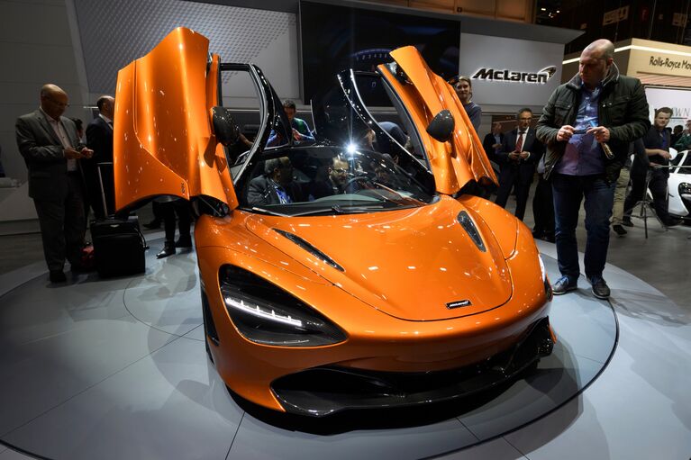 Автомобиль McLaren 720S на Женевском международном автосалоне