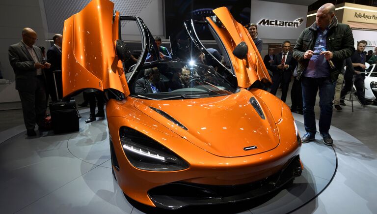 Автомобиль McLaren 720S на Женевском международном автосалоне