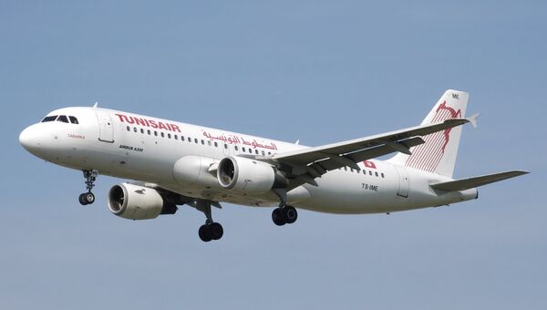 Самолет авиакомпании Tunisair. Архивное фото