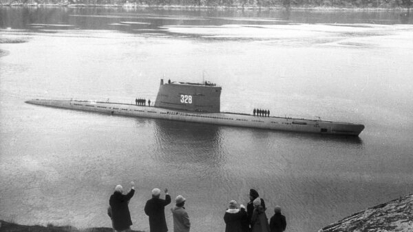 Подводная лодка Краснознаменного Северного флота вернулась из длительного похода