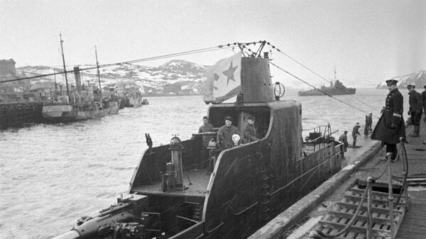 Подводная лодка Северного флота во время Великой Отечественной войны
