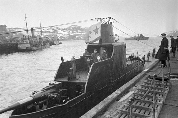 Подводная лодка Северного флота во время Великой Отечественной войны