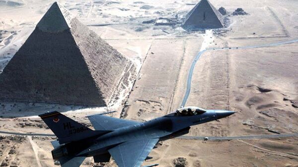 Истребитель F-16 ВВС Египта. Архивное фото
