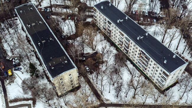 Пятиэтажные дома в Москве. Архивное фото