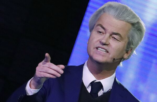 Лидер ультраправой Партии свободы Герт Вилдерс Лидер ультраправой Партии свободы Герт Вилдерс