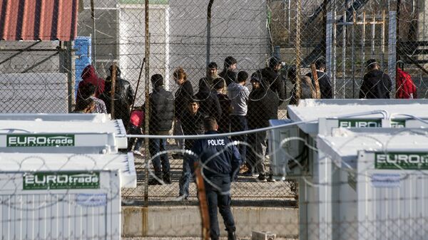 Мигранты на греко-турецкой границе. Архивное фото