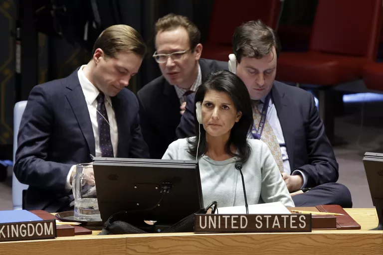 Постоянный представитель США при ООН Никки Хейли Постоянный представитель США при ООН Никки Хейли