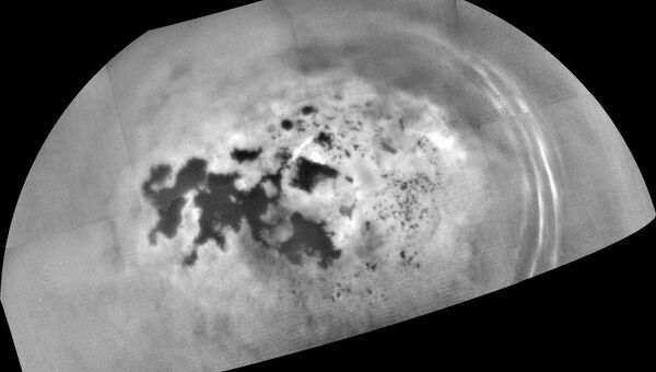 Последняя фотография морей Титана, полученная зондом Кассини
